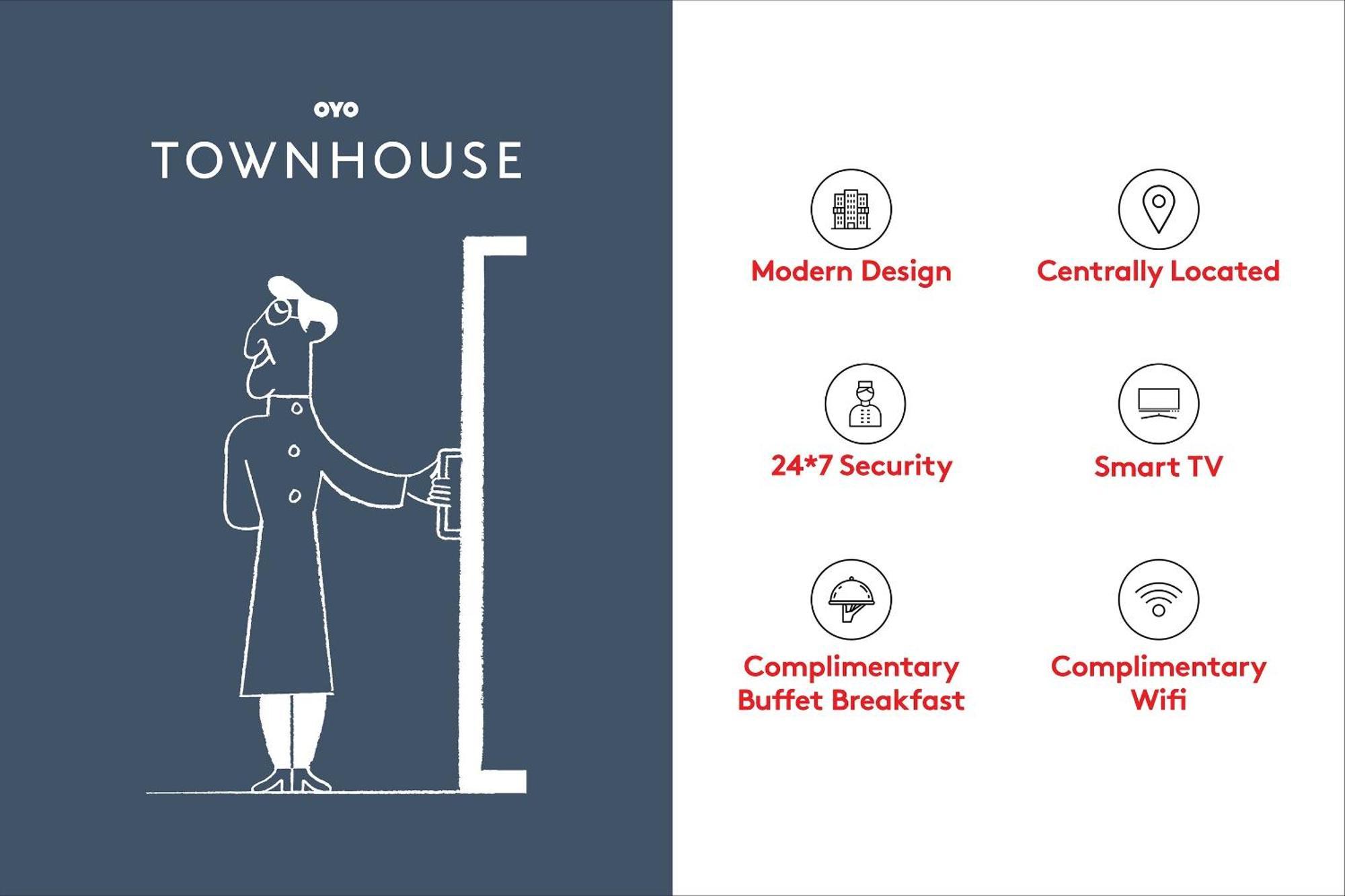 Townhouse 700 Hotel Krishna. Nagpur Eksteriør bilde